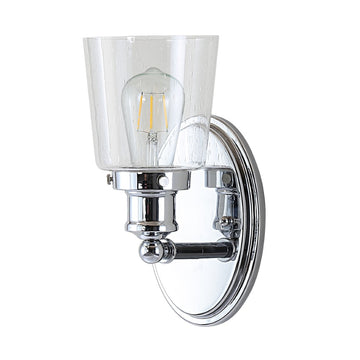 Beverly Iron/Seeded Glass Classic Cottage LED Vanity Light